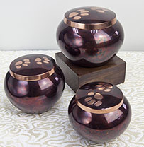 Wooden Hexagon Urn with brass name plate - Code - UH - M